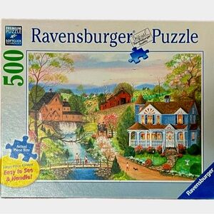 Ravensburger 500 Piece Puzzle – Large Piece Format – The Fishing Lesson